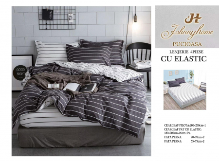 LENJERII CU ELASTIC 1+1=150 LEI - LENJERIE CEARSAF CU ELASTIC