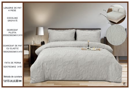 LENJERII COCOLINO - LENJERIE COCOLINO - tip blanita iepure- CEARSAF CU ELASTIC