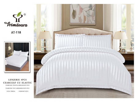 LENJERII DAMASC - Lenjerie damasc cu elastic