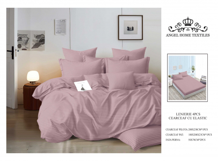 LENJERII DAMASC - Lenjerie damasc cu elastic