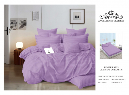 LENJERII DAMASC - Lenjerie damasc cu elastic