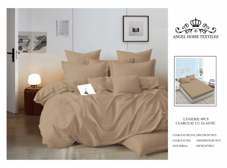 LENJERII DAMASC - Lenjerie damasc cu elastic