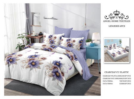 LENJERII DE PAT - Lenjerie finet cu elastic