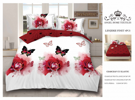 LENJERII FINET CU 4 PIESE - 80 LEI - LENJERIE FINET CU ELASTIC