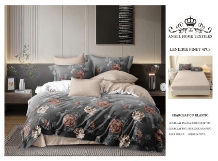 LENJERII FINET CU 4 PIESE - 80 LEI - LENJERIE FINET CU ELASTIC