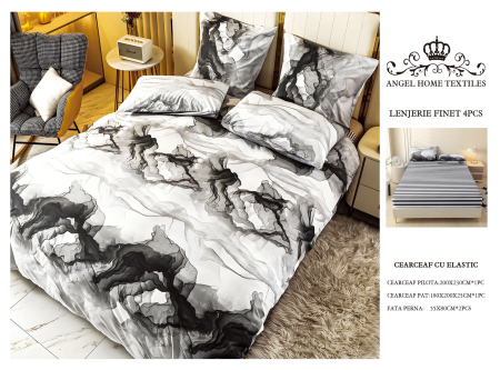 LENJERII FINET CU 4 PIESE - cu elastic - de la 69 lei - LENJERIE FINET CU ELASTIC