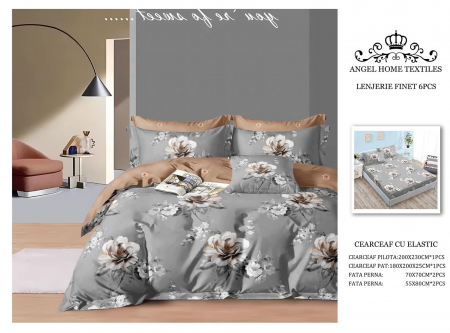 LENJERII DE PAT - Lenjerie finet cu elastic