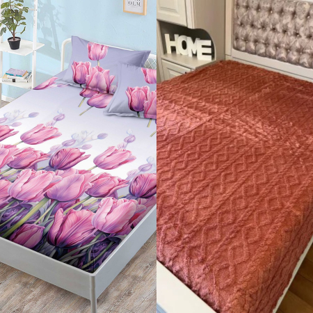 OFERTA SPECIALA DUO - OFERTA DUO:  PATURA COCOLINO CU BLANITA+ HUSA FINET