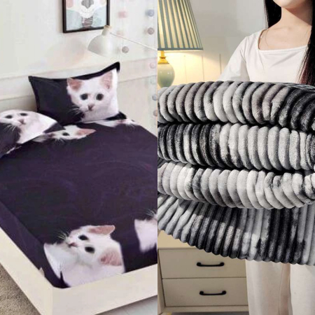 OFERTA SPECIALA DUO - OFERTA DUO : PATURA COCOLINO GOFRATA+ HUSA FINET