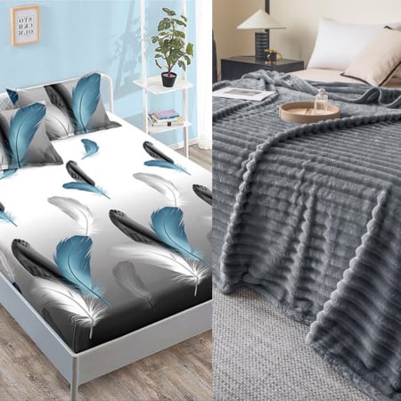 OFERTA SPECIALA DUO - OFERTA DUO: PATURA COCOLINO GOFRATA + HUSA FINET