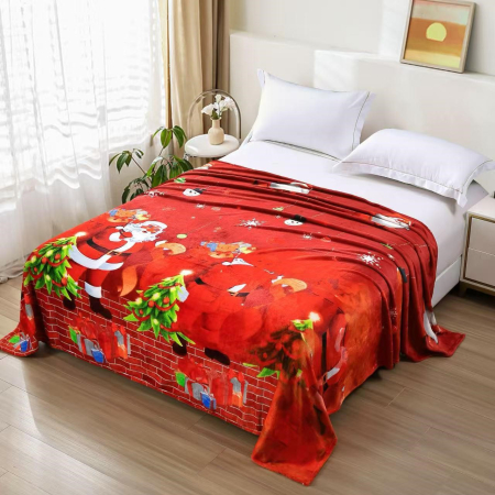 OFERTA DUO : 2 PĂTURI LA 99 LEI - Patura cocolino CRACIUN