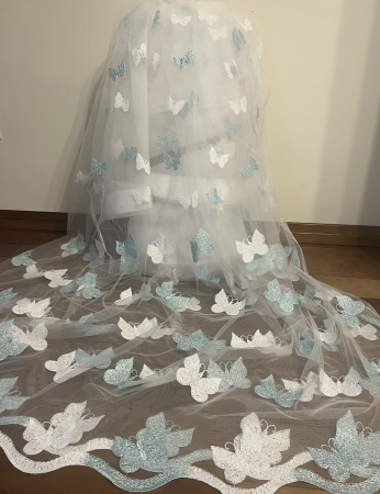 PERDELE GATA CUSUTE - PERDEA CUSUTA: 3 M L *2,45 M INALTIME