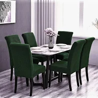 HUSE SCAUN - SET 4 HUSE SCAUN - elastice, universale- culoare verde