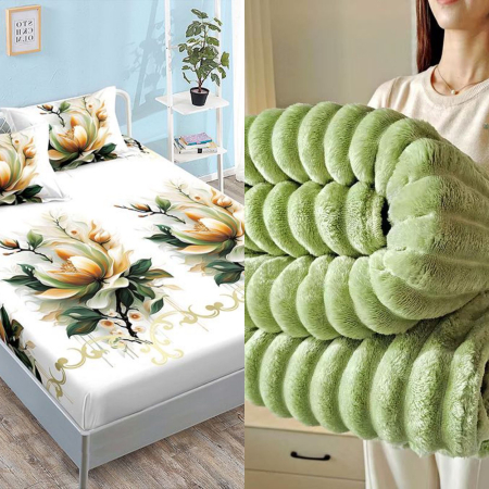 OFERTA SPECIALA DUO - SET DUO : PATURA COCOLINO +HUSA FINET