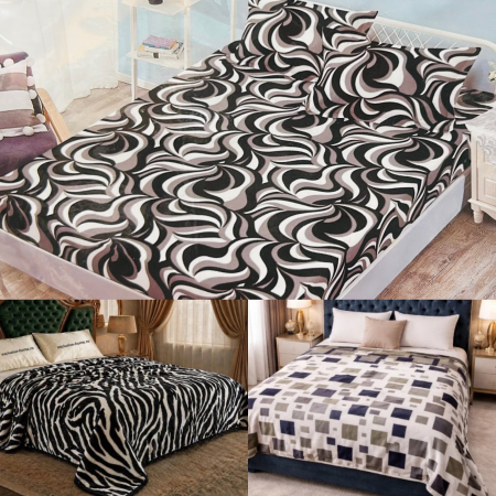 OFERTA SPECIALA TRIO - Set trio.  Husa de pat cu 2 fete perna si 2 paturi cocolino