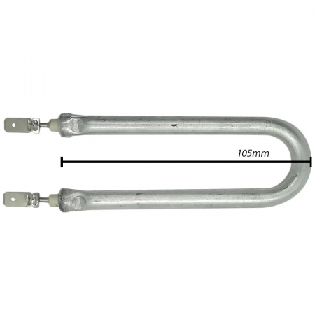 Tip U - Element de încălzire cu interblocare tip U pentru aparatele de cafea 11,30 mm 126 mm 600 wați