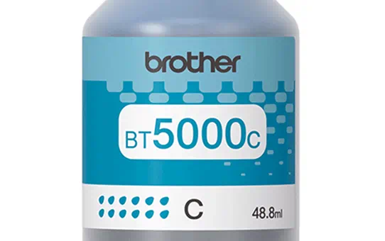 BT5000C, flacon de cerneala, cyan, 5.000 pag, Ink Benefit DCP-T300/T500W/T700W [2]