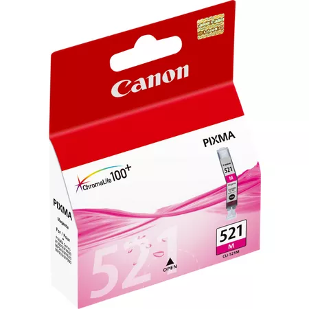 CLI-521M Single Ink Tank magenta for iP3600, iP4600, MP540, MP620, [2]