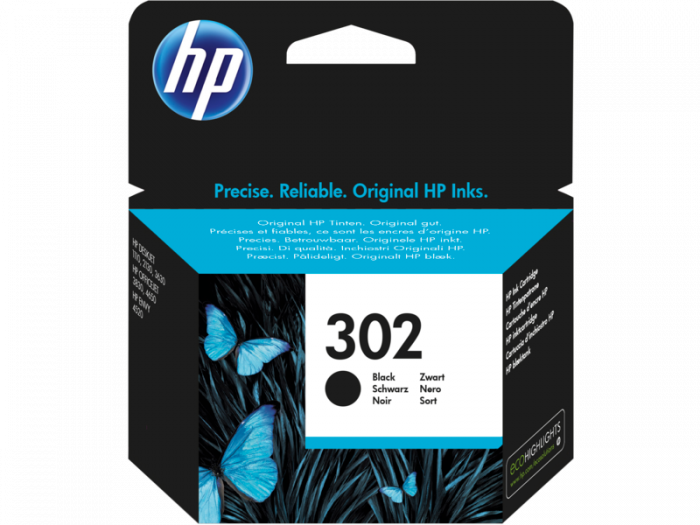 HP 302 Black Original Ink Cartridge (~190 pag) [1]