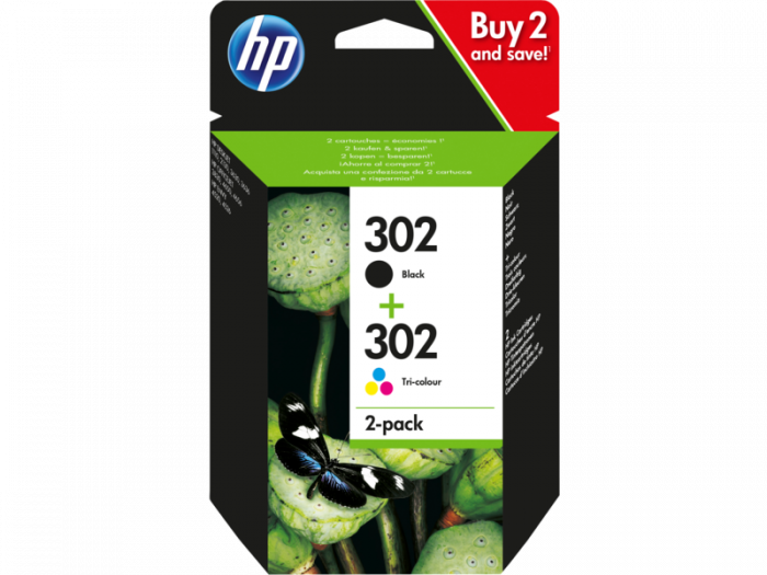 HP 302 Ink Cartridge Combo 2-Pack [1]