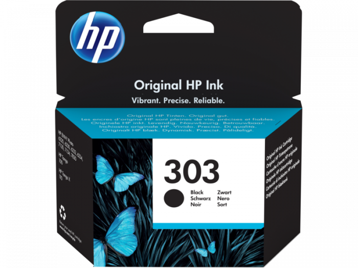 HP 303 Black Original Ink Cartridge, pt. HP Envy Inspire 7200, 7900 ; cap. 200 pag [1]