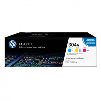 HP 304A CYM Tri-Pack LaserJet Toner Cartridge [1]