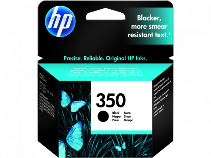 HP 350 Black Inkjet Print Cartridge with Vivera Ink [1]
