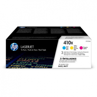 HP 410X 3-pack High Yield Cyan/Magenta/Yellow Original LaserJet Toner Cartridges [1]