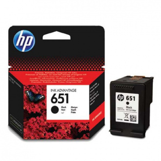 HP 651 Black Ink Cartridge (~600 pag) [1]