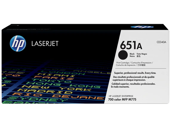 HP 651A Black LaserJet Toner Cartridge (13.500 pag) [1]