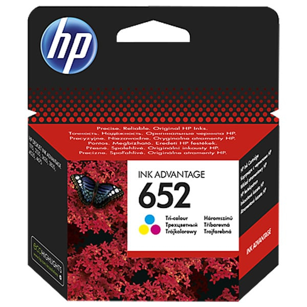 HP 652 Tri-color Original Ink Advantage Cartridge (~200 pag) [1]