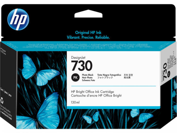 HP 730 130-ml Photo Black Ink Crtg, DesignJet T1700 [1]