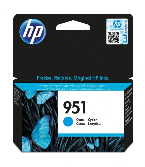 HP 951 Cyan Officejet Ink Cartridge [1]