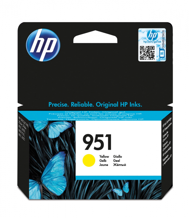 HP 951 Yellow Officejet Ink Cartridge [1]
