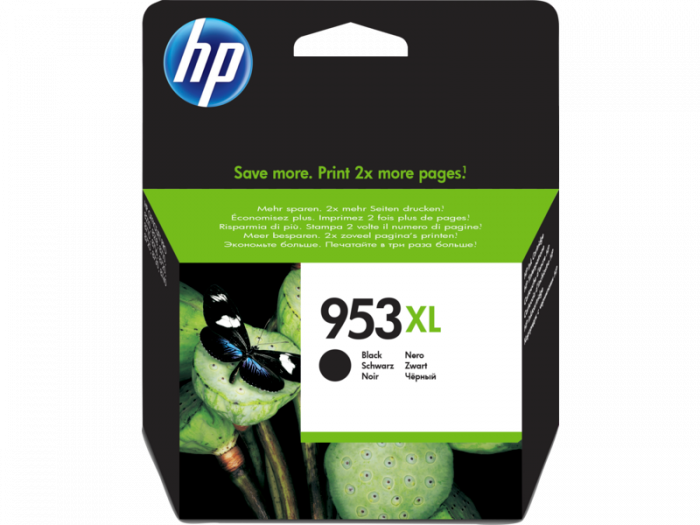 HP 953XL High Yield Black Original Ink Cartridge (2k pag) [1]