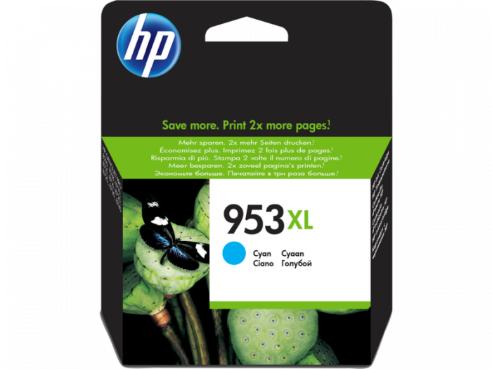 HP 953XL High Yield Cyan Original Ink Cartridge (1450 pag) [1]