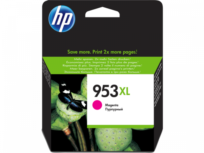 HP 953XL High Yield Magenta Original Ink Cartridge (1450 pag) [1]