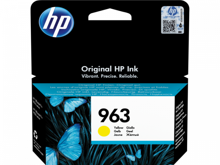 HP 963 Yellow Original Ink Cartridge, pt. OfficeJet Pro 901x/902x, cap. 700 pag [1]