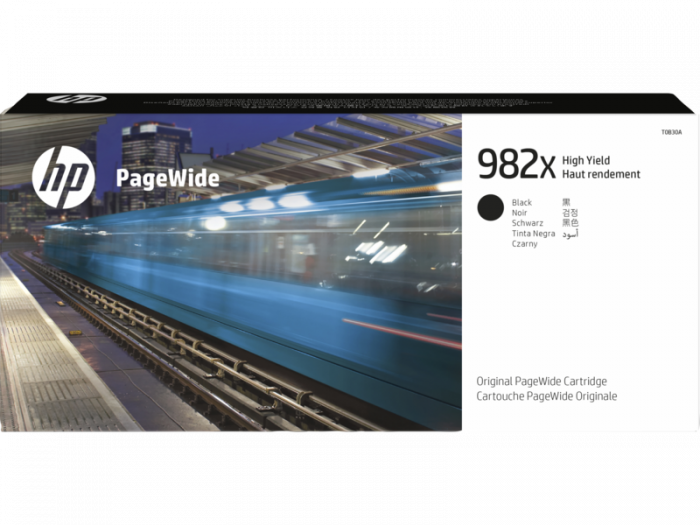 HP 982X High Yield Black Original PageWide Cartridge, PageWide 765dn, 780dn/dns, 785f/zs, 20k pag [1]