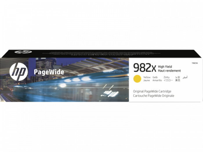 HP 982X High Yield Yellow Original PageWide Cartridge, PageWide 765dn, 780dn/dns, 785f/zs, 16k pag [1]