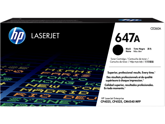 HP Color LaserJet 647A - CP4525/CM4540 Black Print Cartridge (8.500 pag) [1]