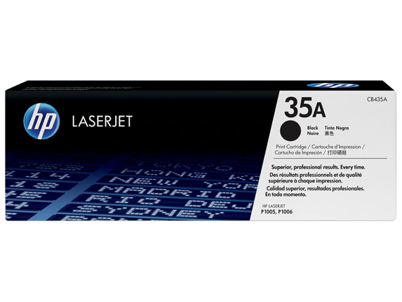 HP LaserJet 35A - CB435A Black Print Cartridge for LJ P1005/P1006 (1,500 pag) [1]