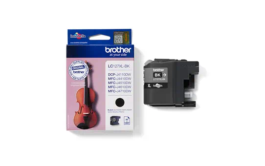 LC127XLBK, High Yield Black Ink Cartridge for MFC-J4410DW/DCP-J4110DW (1200 pagini) [2]