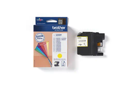 LC223Y, Ink Cartridge Yellow for DCP-J4120DW/MFC-J4420DW/MFC-J4620DW/MFC-J5320DW/MFC-J5620DW/MFC-J5720DW (550 pagini) [2]