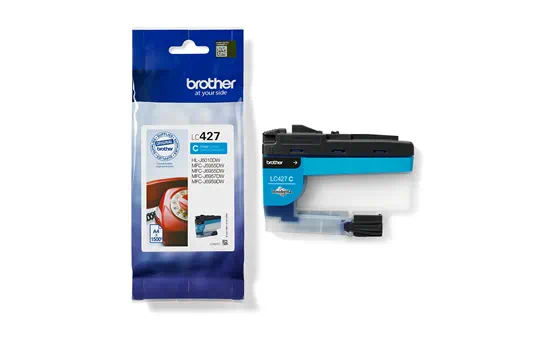 LC427C, Ink Cartridge Cyan for  MFC-J5955DW/MFC-J6955DW/MFC-J6957DW/HL-J6010DW (1.500 pagini) [2]