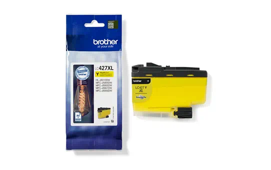 LC427XLY, Ink Cartridge HC Yellow for MFC-J5955DW/MFC-J6955DW/MFC-J6957DW/HL-J6010DW (5.000 pagini) [2]