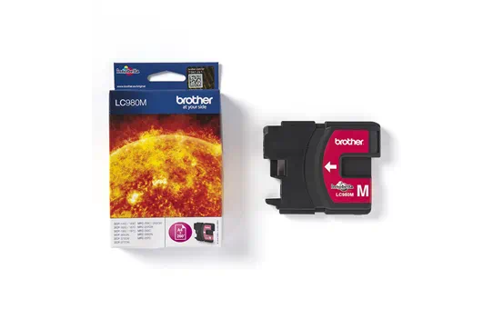 LC980M Magenta ink. Pt.Brother DCP-145C/165C/195C/365CN/375CW, MFC-250C/290C/295C [3]