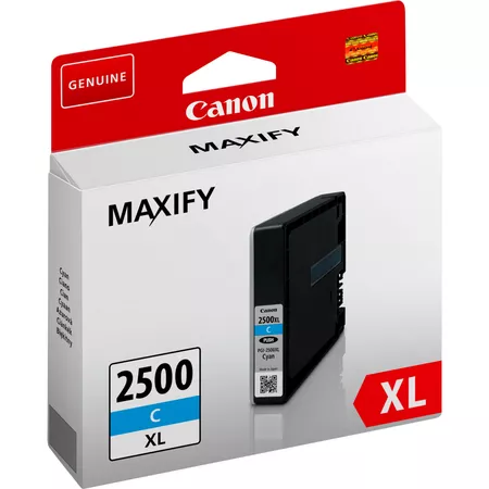 PGI-2500XLC, Cyan Dual Resistant High Density XL Ink Tank, Maxify iB4050, MB5050/5350 [2]