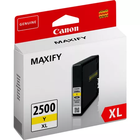 PGI-2500XLY, Yellow Dual Resistant High Density XL Ink Tank, Maxify iB4050, MB5050/5350 [2]