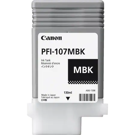 Pigment Ink Tank PFI-107 Matte Black ,For iPF780,785, 130ml [1]